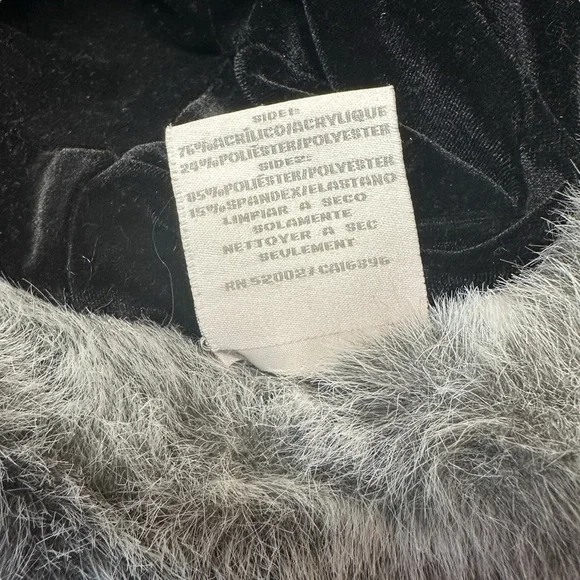 Liz Claiborne Faux Fur Bucket Hat Womens Vintage Y2K - Picture 4 of 5